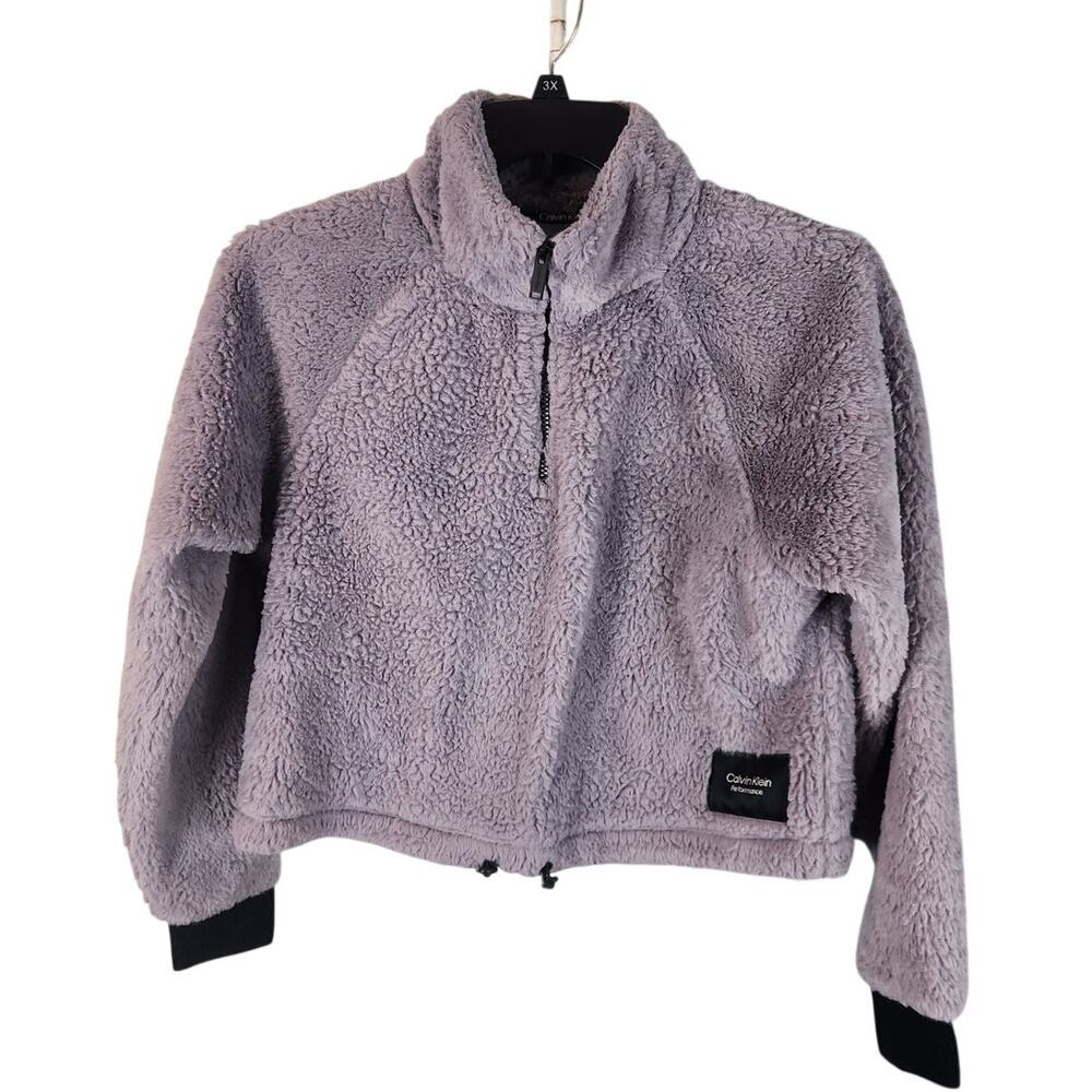 Calvin Klein Performance fleece half zip women's medium